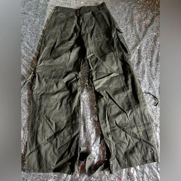 Steve Madden Duo Wide Leg  Cargo Pants Size M - Picture 6 of 9